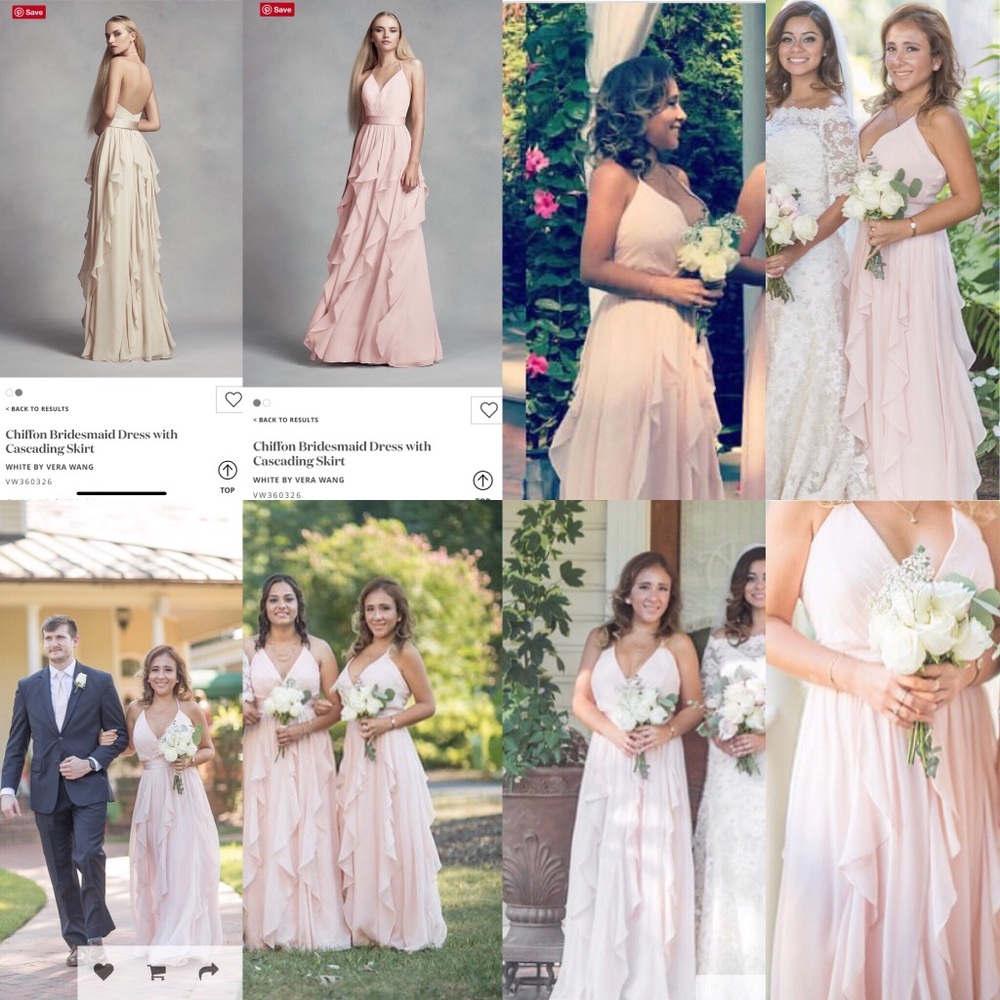 Vera Wang Party Gown light pink